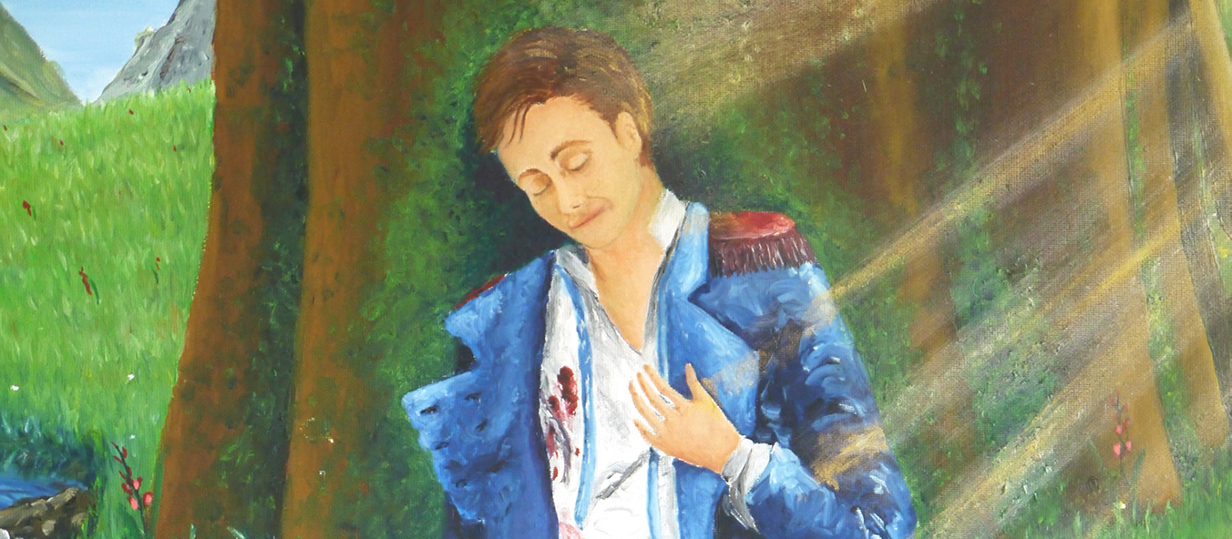 Tableau Le dormeur du val Ambre